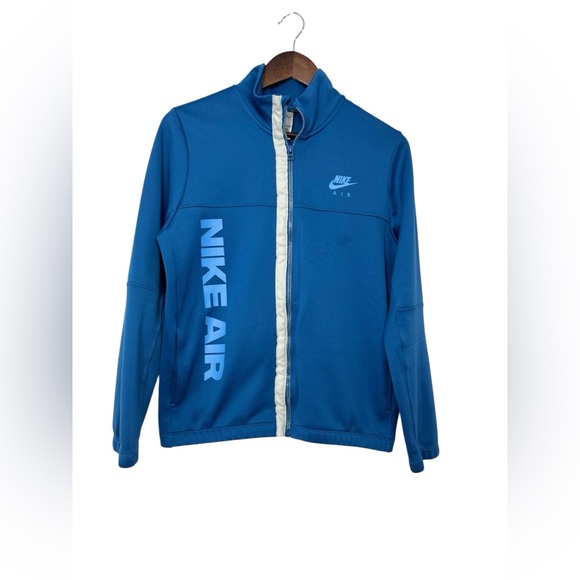 Nike Air Womens XL Blue Performance Full Zip Long Sleeve Track Running Jacket - Picture 1 of 14